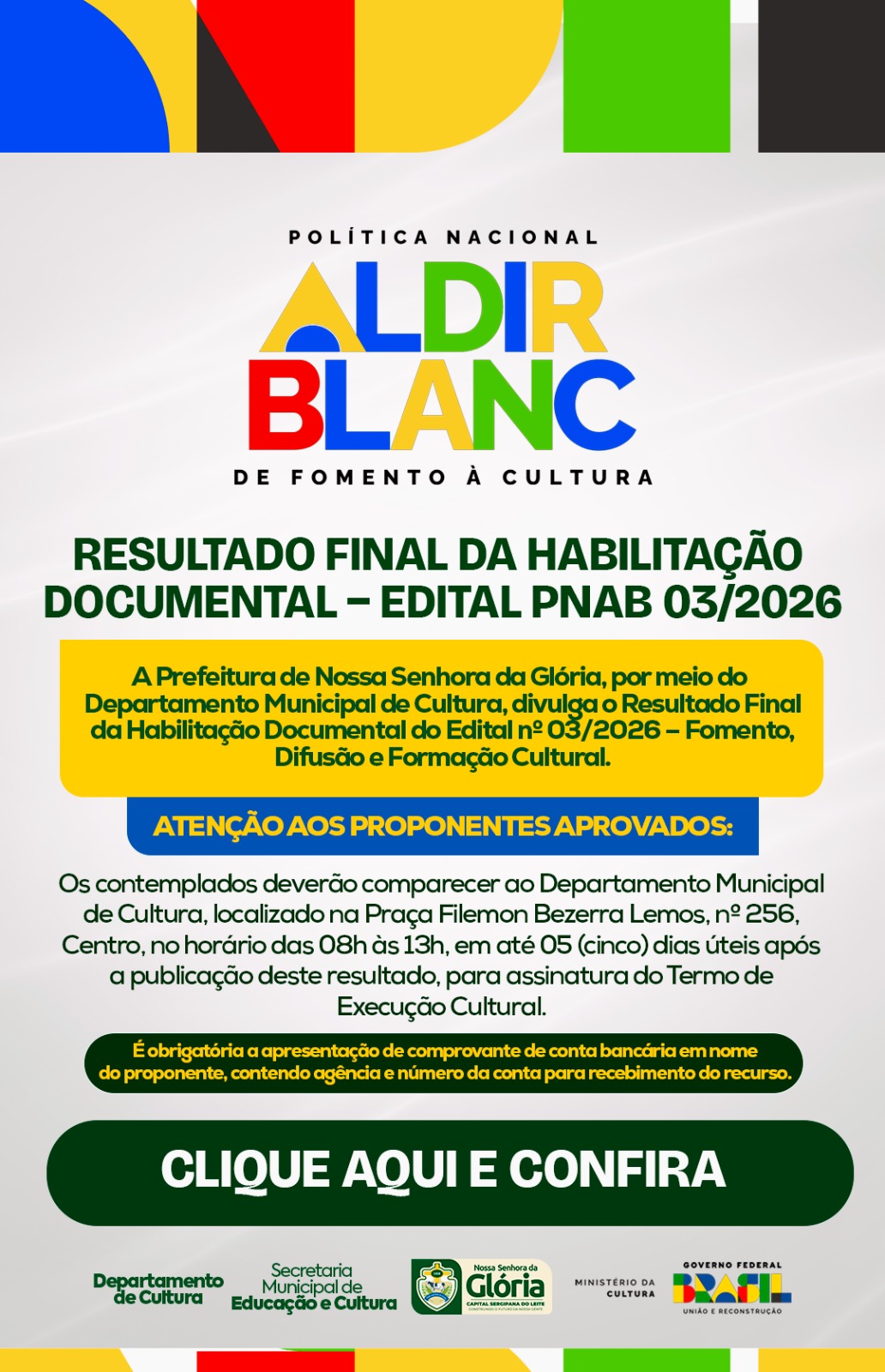 RESULTADO FINAL DA HABILITAÇÃO DOCUMENTAL