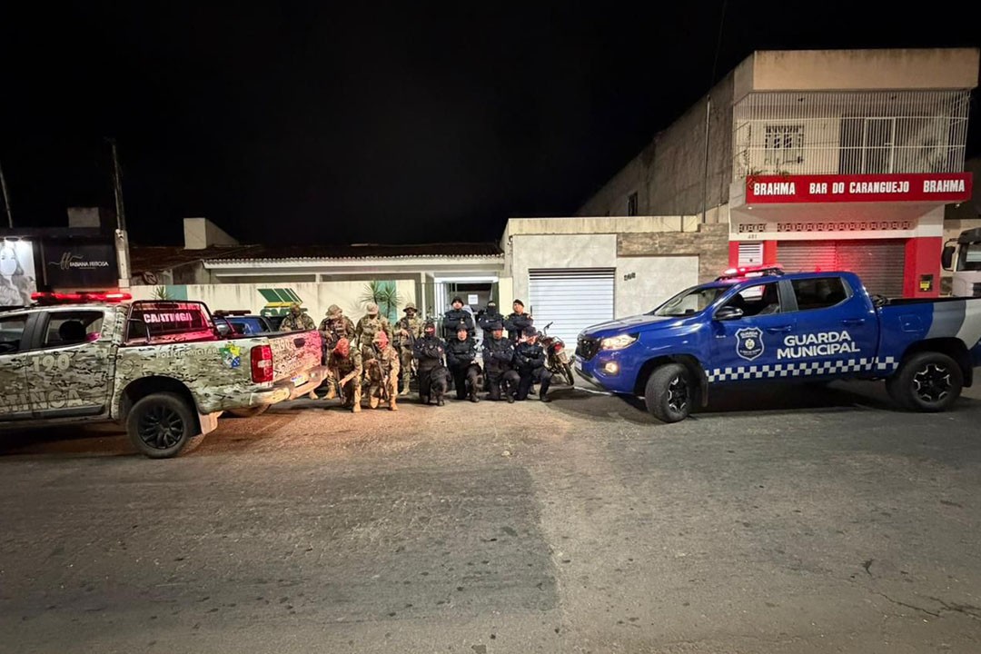 Operação integrada entre BP Caatinga e Guarda Municipal