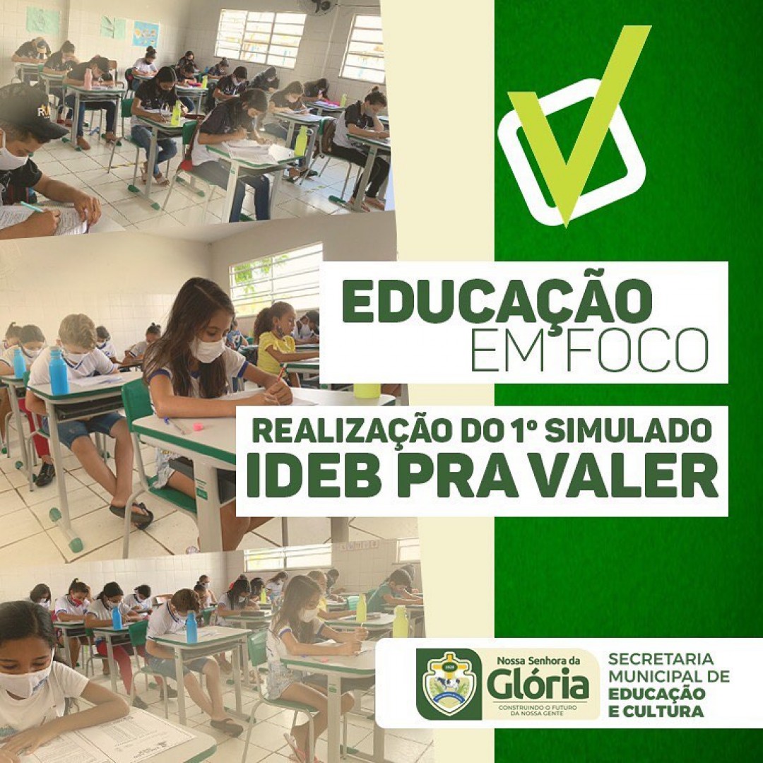 SEMEC realiza Simulado do Projeto IDEB pra valer