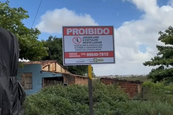 Prefeitura reforça sinalização e coíbe descarte irregular de lixo e entulho