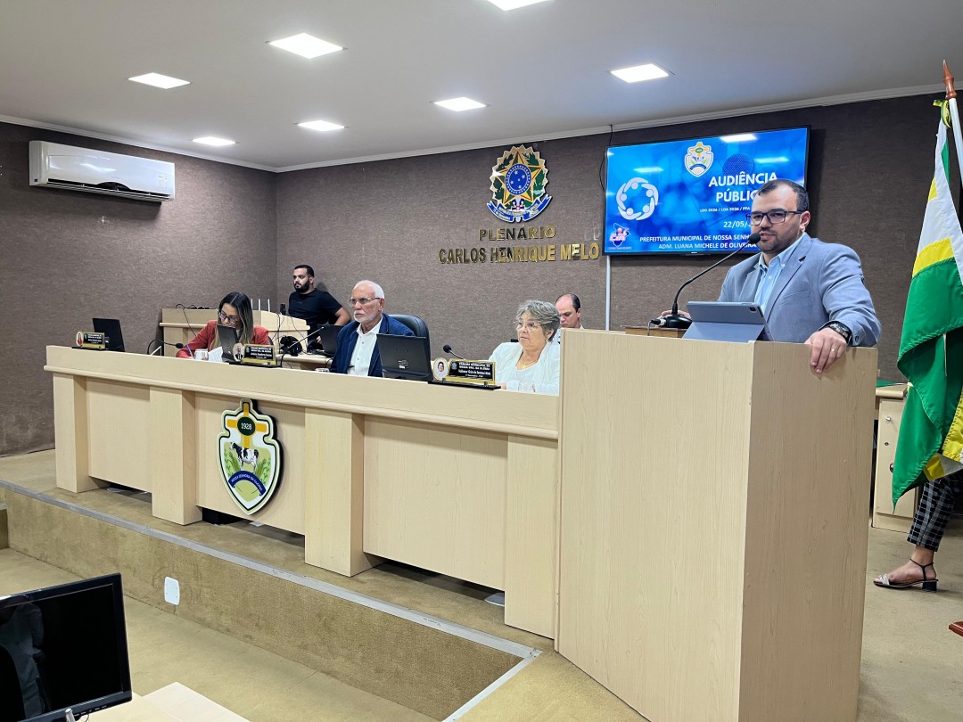 Prefeitura de Nossa Senhora da Glória promove Audiência Pública sobre LDO e LOA